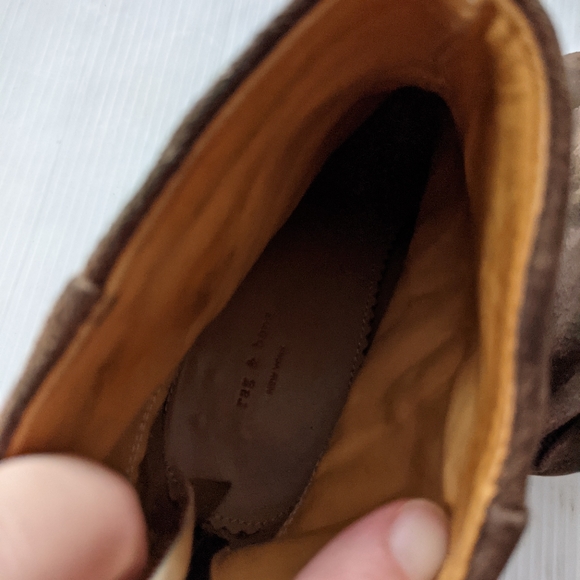 RAG and BONE Newbury brown leather heeled ankle boots women's size 7 - Picture 12 of 12